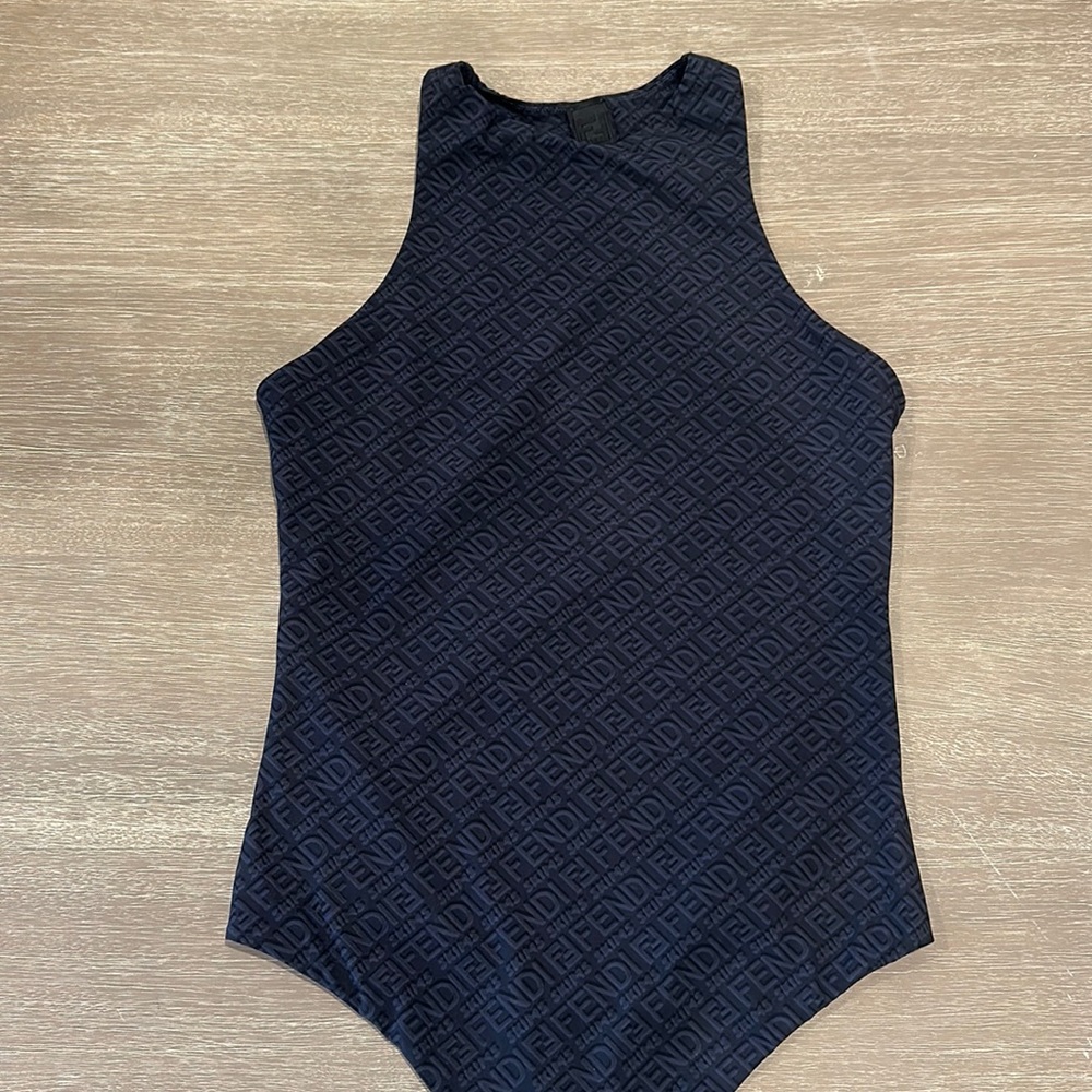 Fendi skims high neck bodysuit 🖤